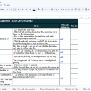 Template Trưởng Phòng Marketing
